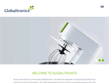 Tablet Screenshot of globaltronics.com